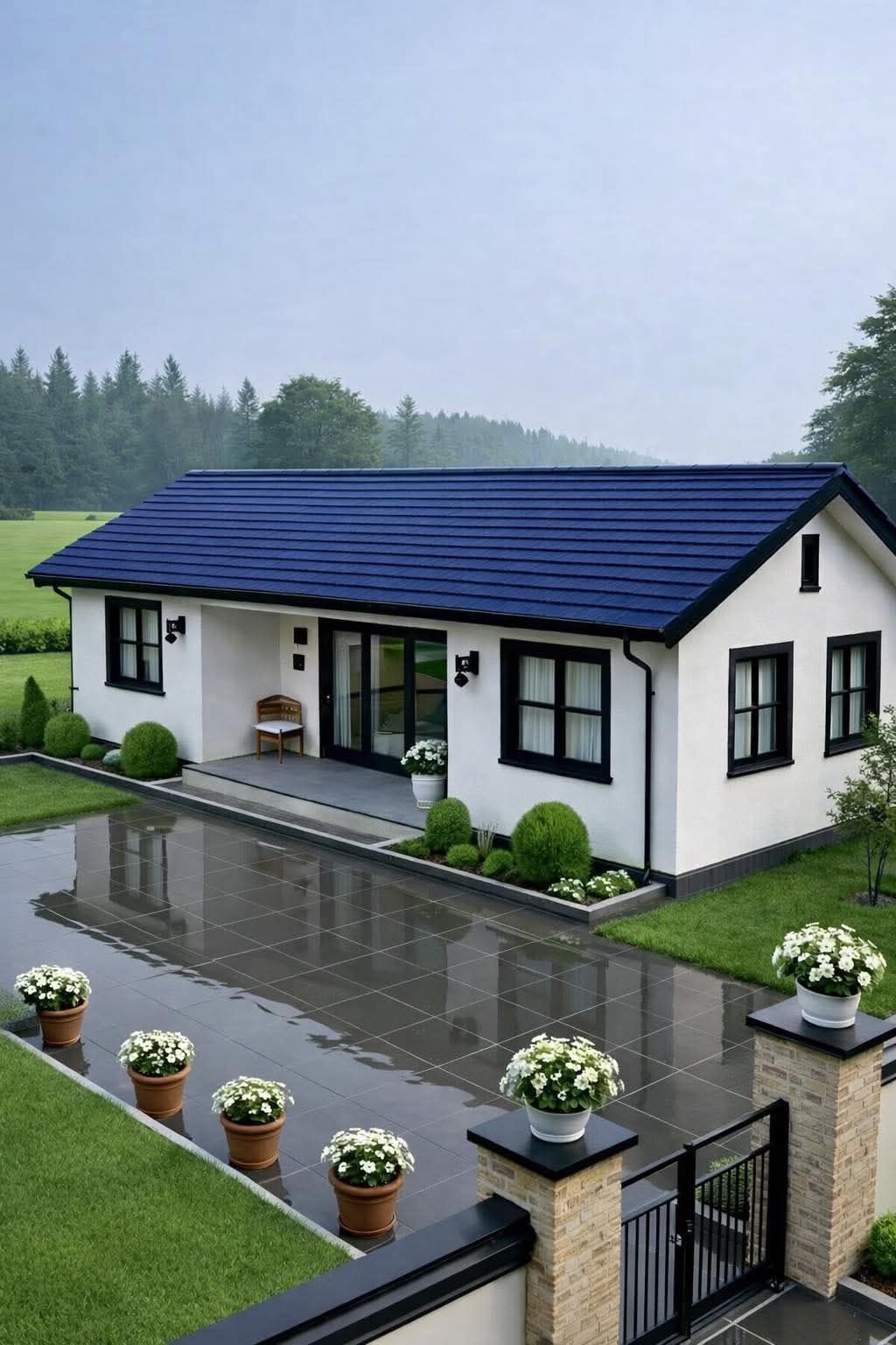 Tek Katlı Çelik Konstrüksiyon Ev Planlar